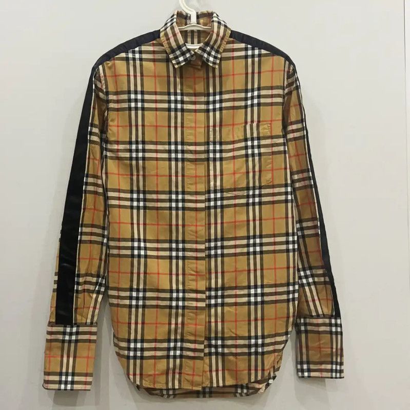 Burberry Burberry Yellow Checkered Cotton Shirt Size ONE SIZE - 1 Thumbnail