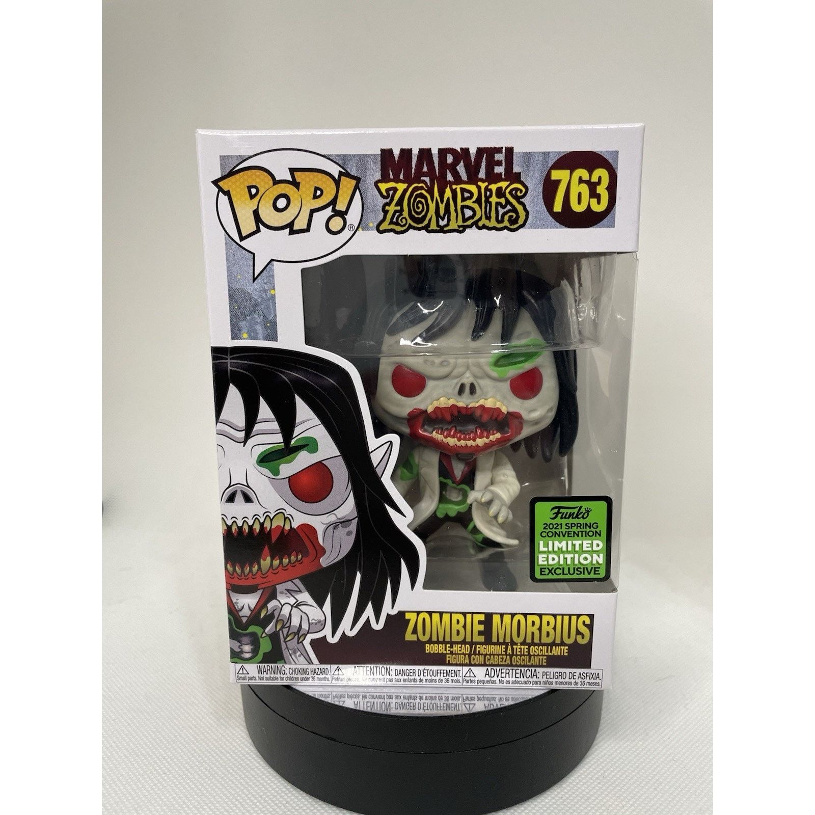Marvel Comics Funko Pop! Zombie Morbius Spring Convention 763 Size ONE SIZE - 1 Thumbnail