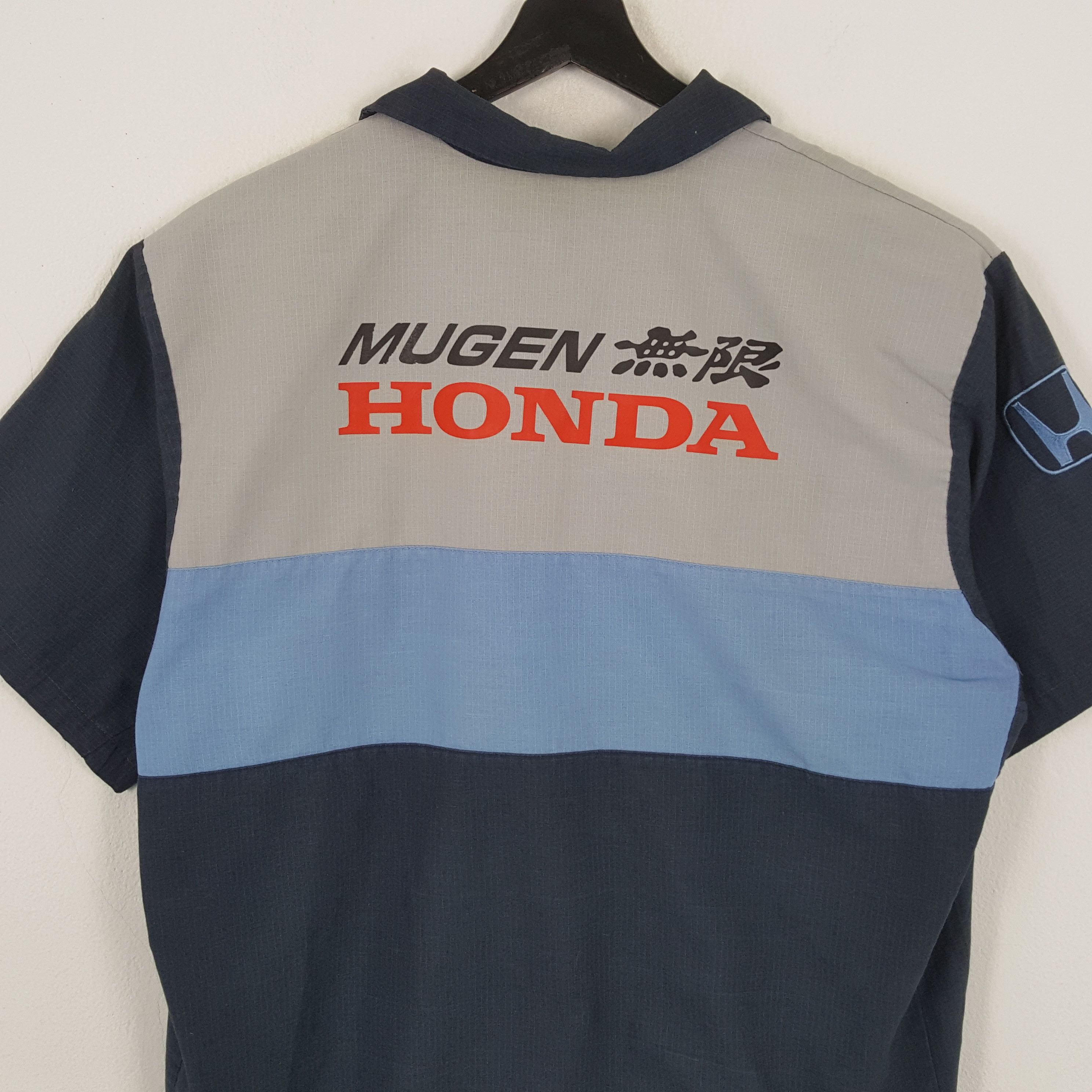 Honda × Vintage MUGEN HONDA Japanese Motorsports Workwear Custom Shirt Size US M / EU 48-50 / 2 - 2 Thumbnail