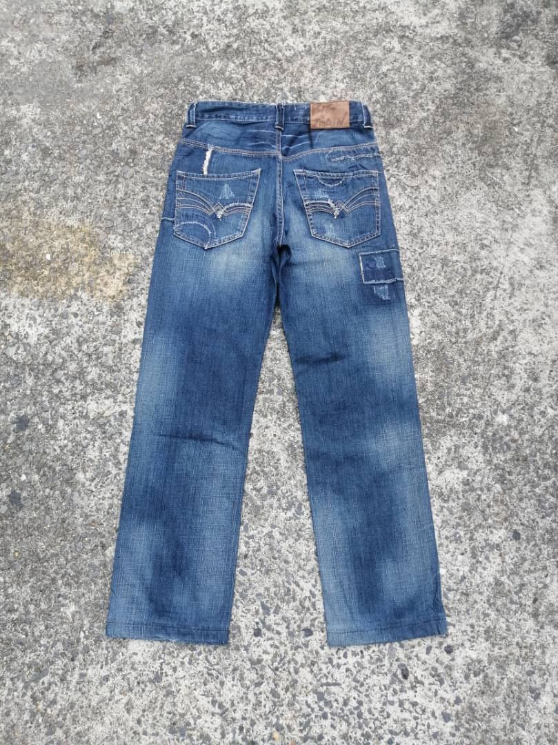 Designer × Japanese Brand Osaka Big Train Nice Design Denim Jeans Size US 29 - 2 Thumbnail