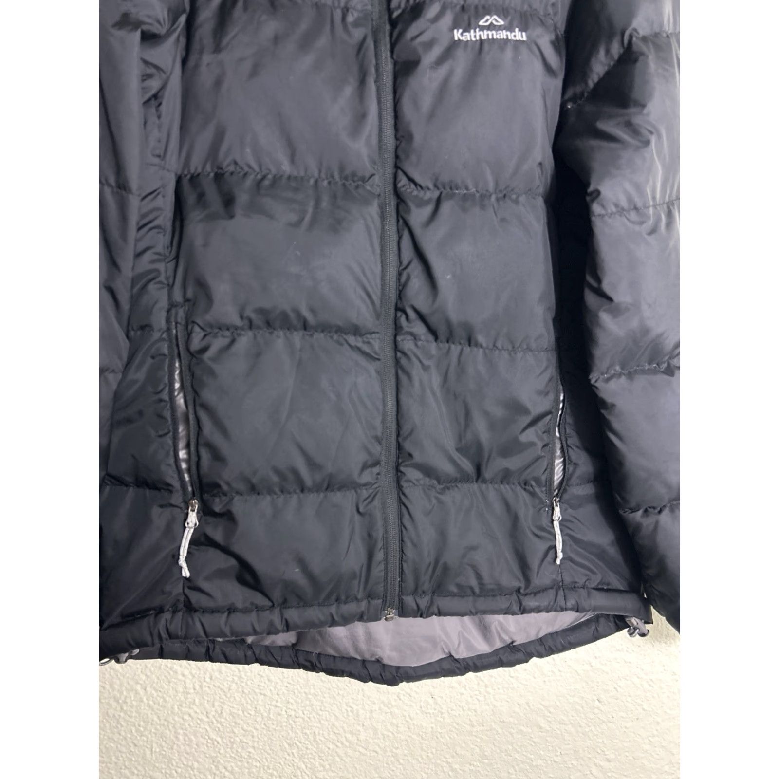Kathmandu Kathmandu Womens XS Black Fullzip Duckdown550 Puffer Jacket Packable Light Jacket Size XS / US 0-2 / IT 36-38 - 6 Thumbnail
