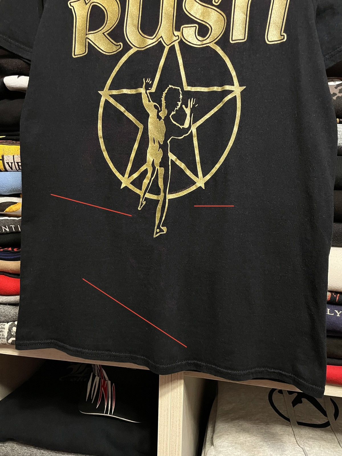 Band Tees Vintage Y2K Rush 2112 Album Starman Rock Band T-Shirt Size US S / EU 44-46 / 1 - 6 Thumbnail