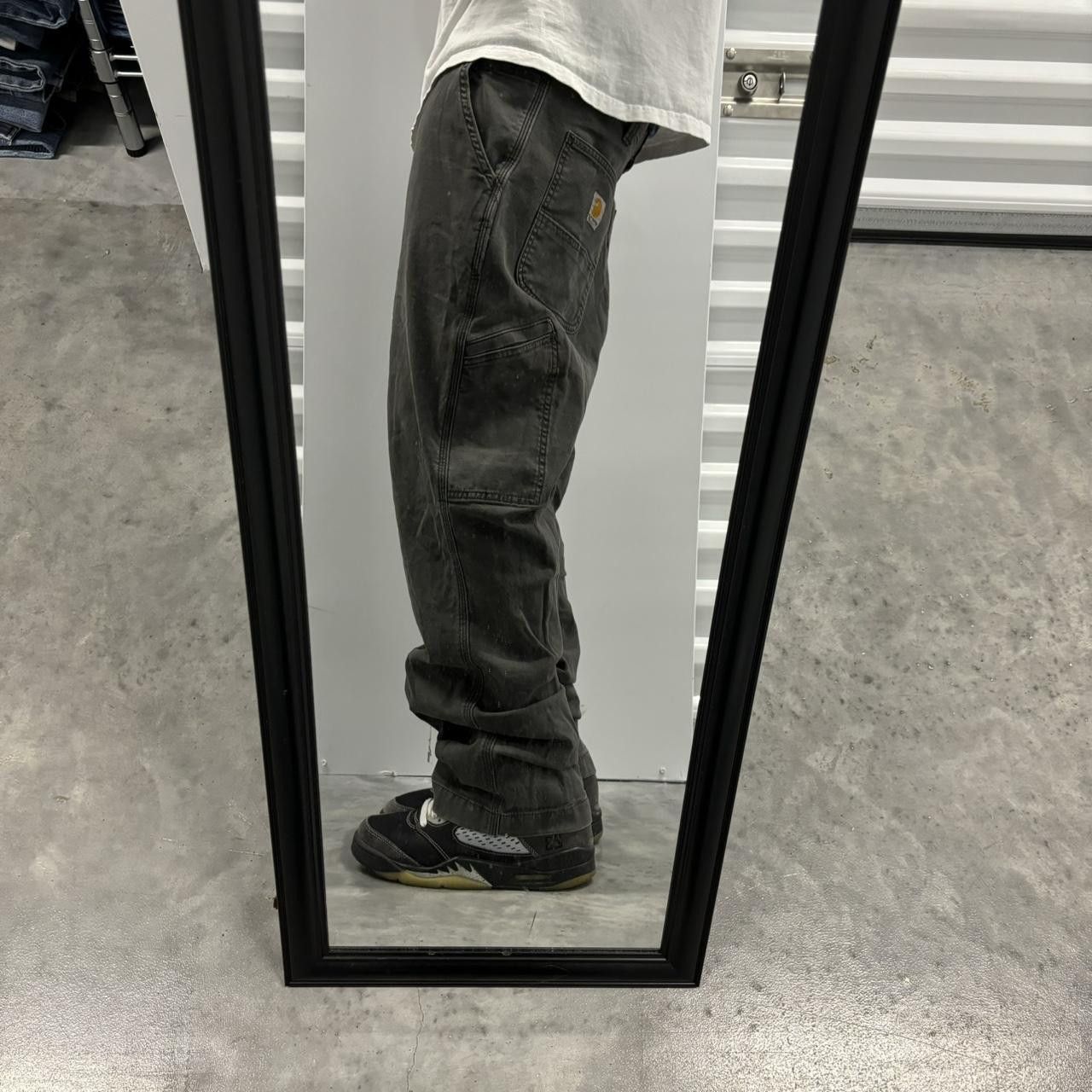 Carhartt × Vintage Crazy Vintage Y2K/2000s Grunge Grey Earth Tone Carhartt Workwear Pants! Size US 35 - 2 Thumbnail