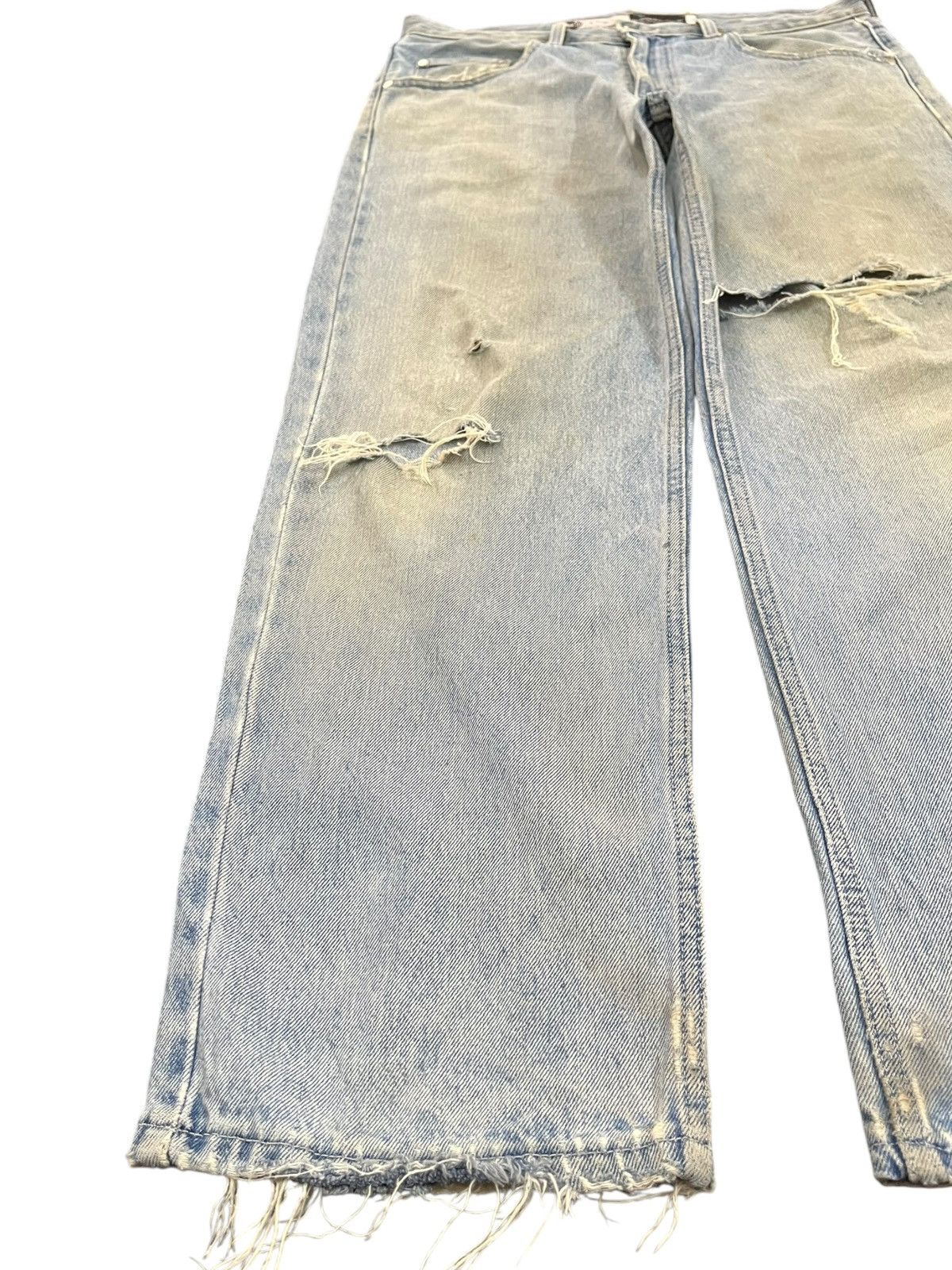 Levi's Levi’s Silvertab Baggy Loose Distressed Denim Size US 35 - 5 Thumbnail
