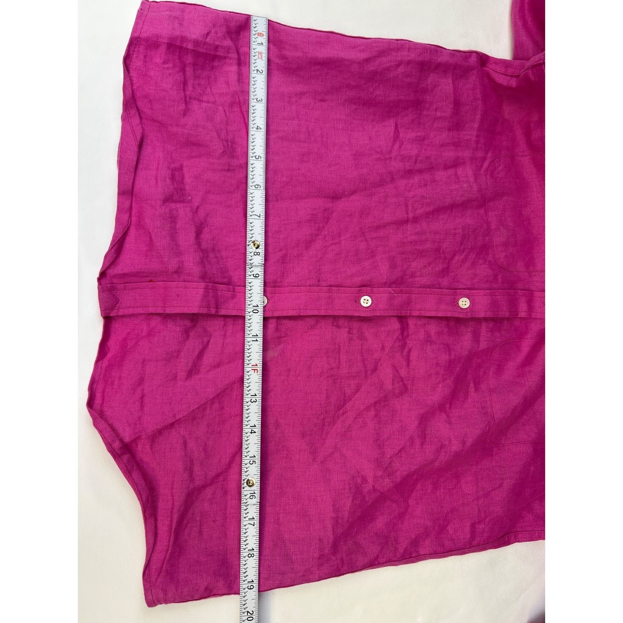 Polo Ralph Lauren Lauren Ralph womens pink linen shirt size S SKU 6978 Size S / US 4 / IT 40 - 5 Thumbnail