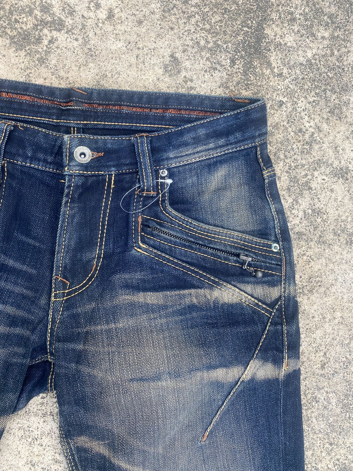 If Six Was Nine × Japanese Brand × Nicole Club Flare Jeans Nicole Club Clawmark Zipper Bootcut Size US 30 / EU 46 - 9 Thumbnail