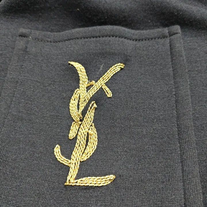 Saint Laurent Paris Saint Laurent Monogram Wool Embroidered Shirt -2507 Size XS / US 0-2 / IT 36-38 - 6 Thumbnail