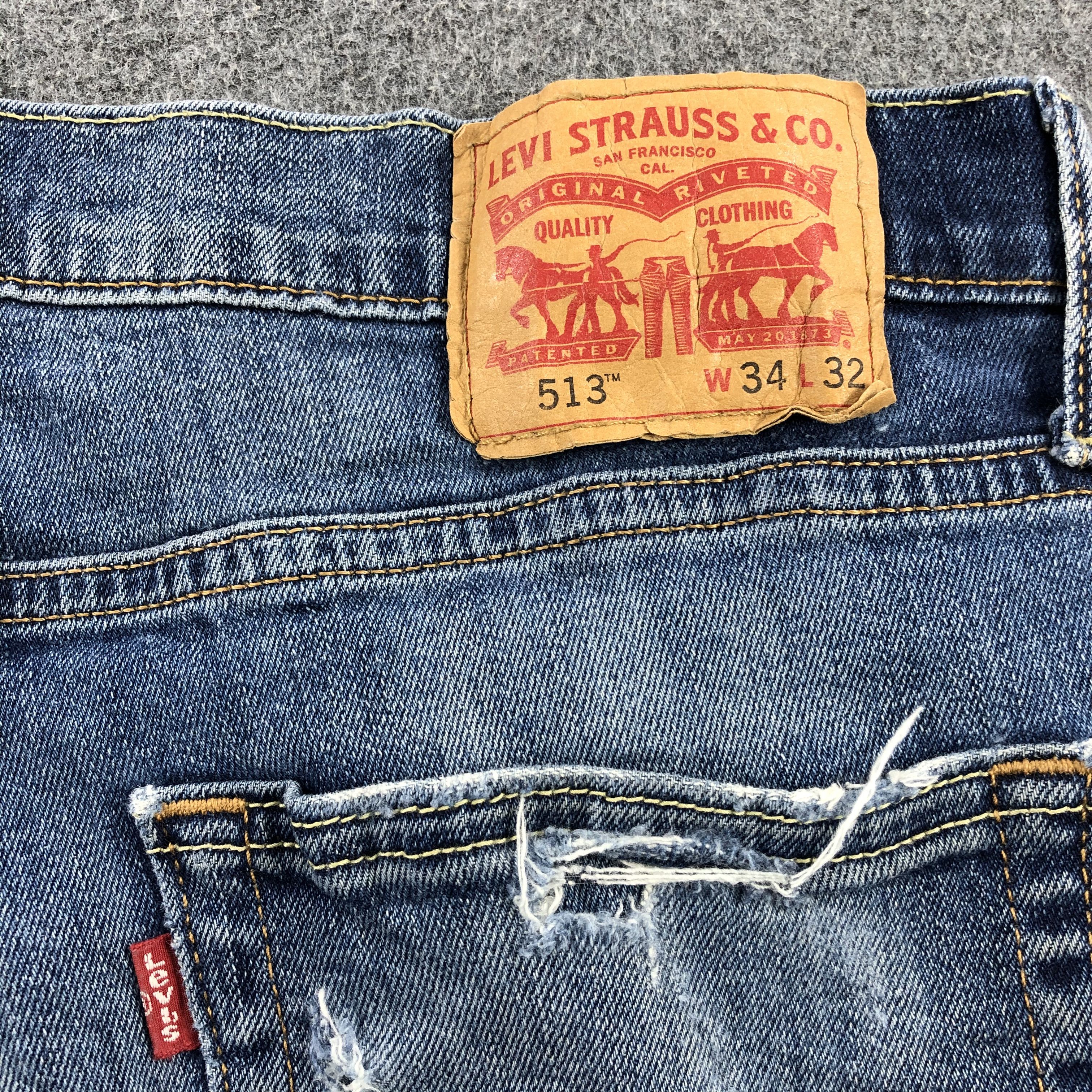 Levi's × Vintage Vintage Blue Wash Levis 513 Jeans-JM1826 Size US 36 / EU 52 - 6 Thumbnail