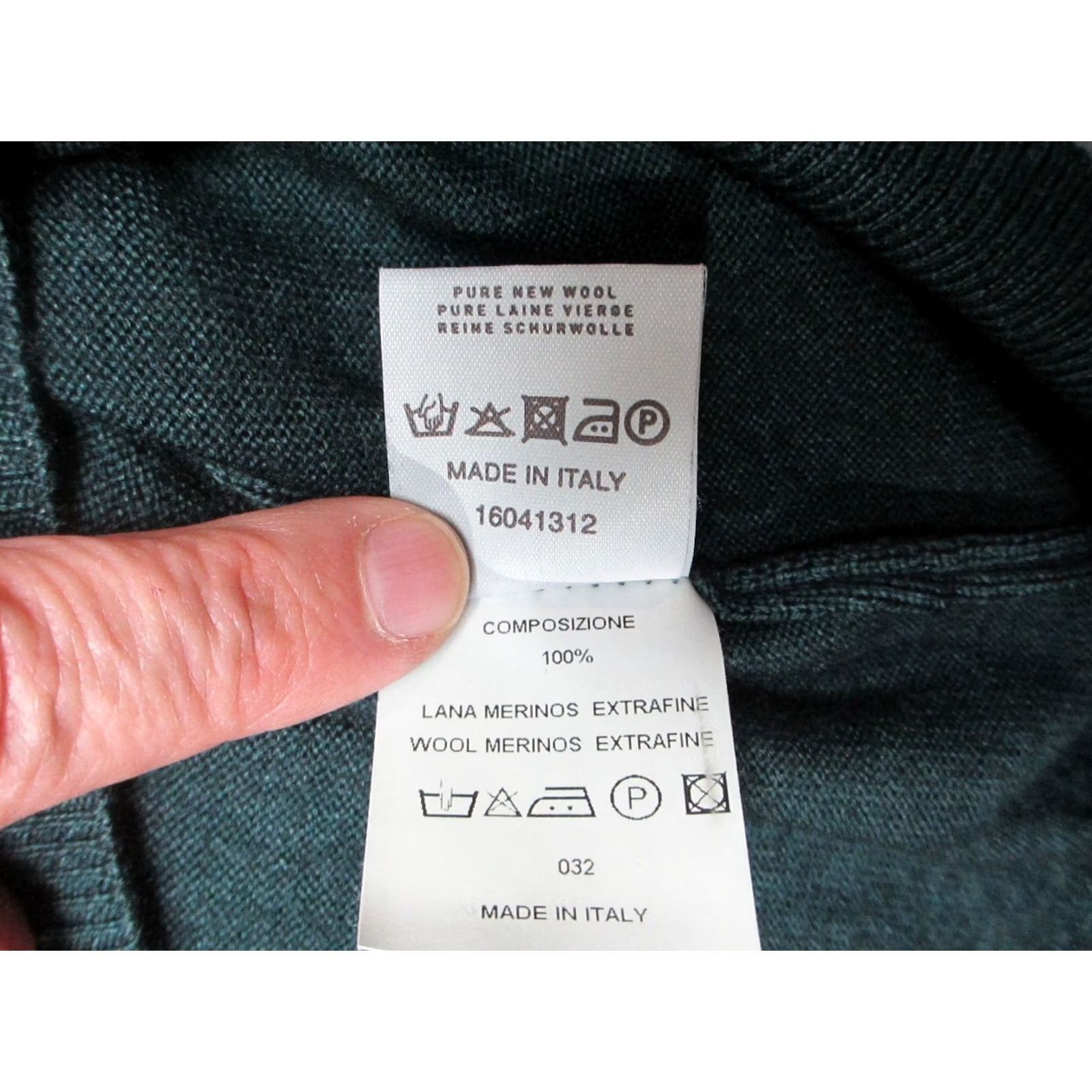 Vintage YRS Years Movement Sweater Mens XL Forest Green Merino Wool Knit V-Neck Pullover Size US XL / EU 56 / 4 - 7 Thumbnail