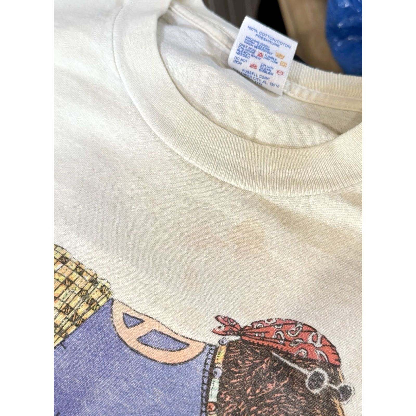 Jerzees VINTAGE 90s Jerzees T-Shirt Dog Trend Setter Shoe Box Graphics White XL Mens Shirt XXl? Size US XL / EU 56 / 4 - 8 Thumbnail