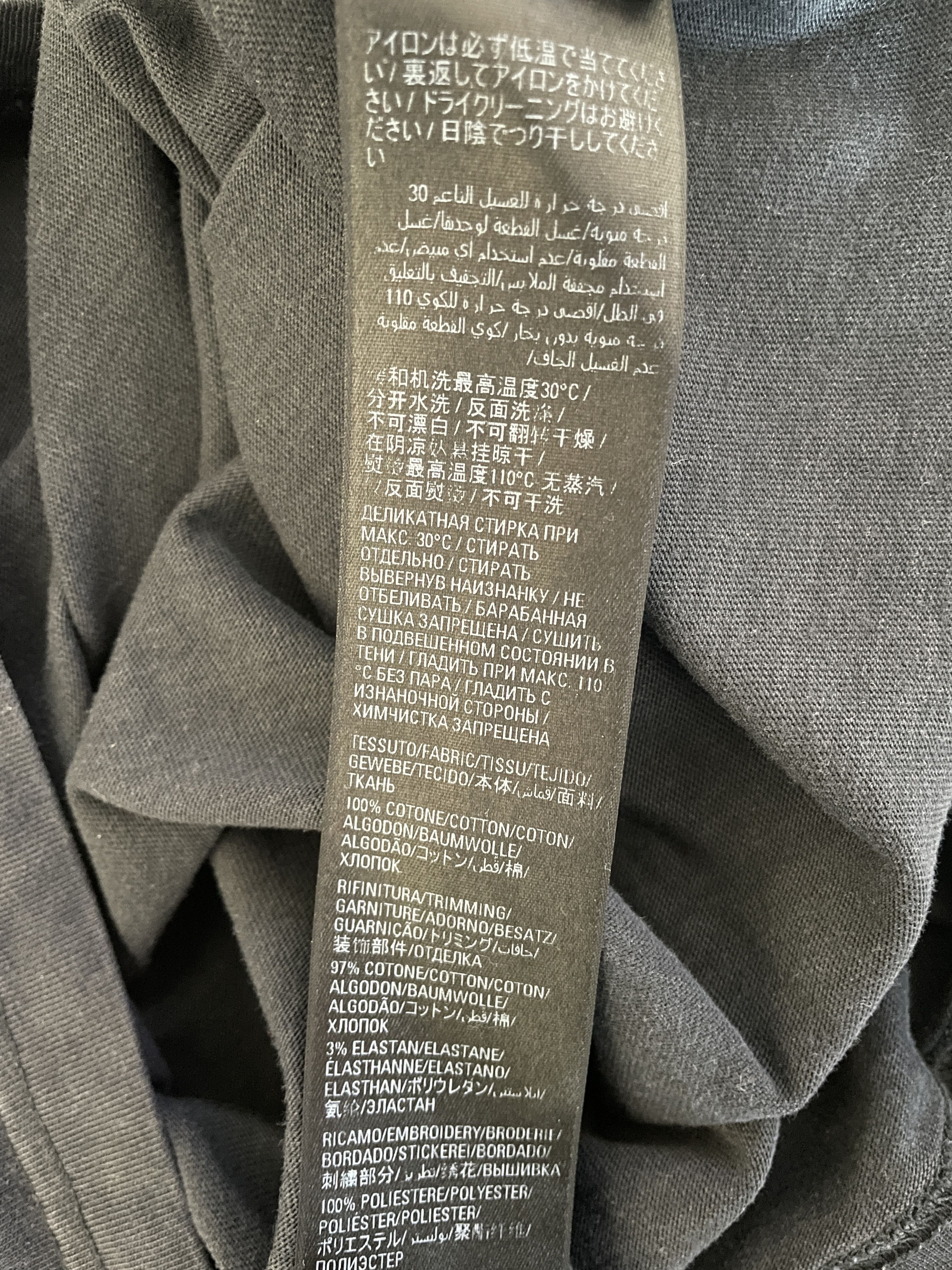 Balenciaga Balenciaga unisex fade oversize embroider t-shirt size XS Size US XS / EU 42 / 0 - 8 Thumbnail