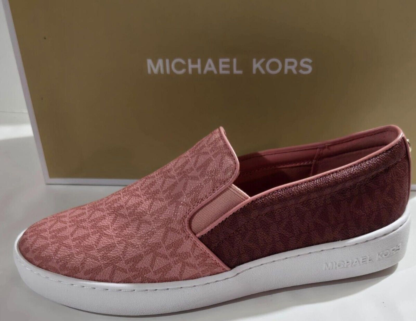 Michael Kors Womens Michael Kors Keaton Slip-On Cinnamon Multi 7.5 M NEW Size US 9 / IT 39 - 1 Thumbnail