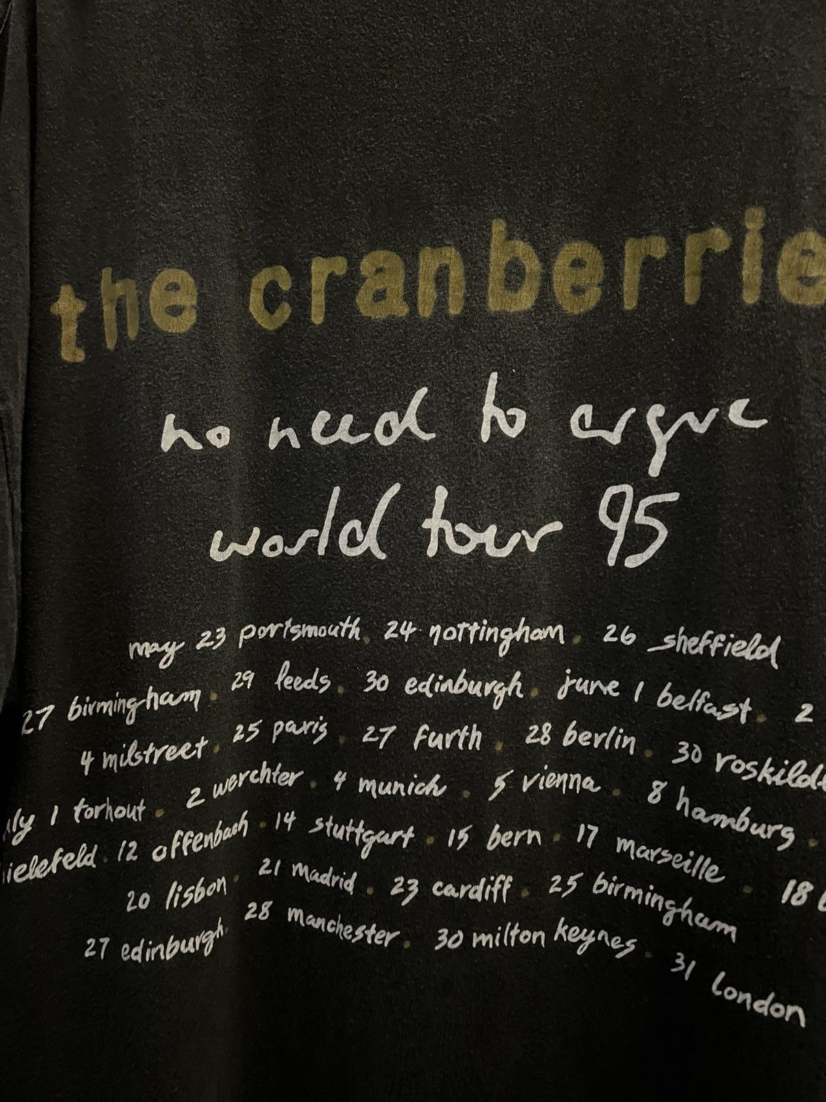 Japanese Brand × Vintage Vintage 1995 "Zombie" The Cranberries world tour Size US XL / EU 56 / 4 - 6 Thumbnail