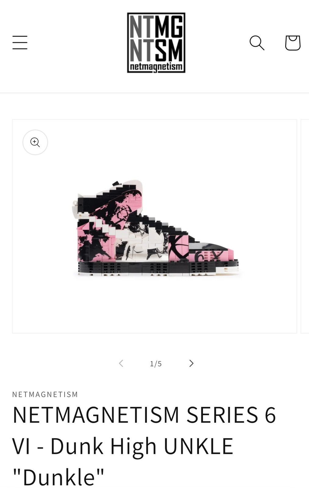 LEGO × Nike NETMAGNETISM SERIES 6 VI- Nike Dunk High SB UNKLE Kickbrick Size ONE SIZE - 7 Thumbnail