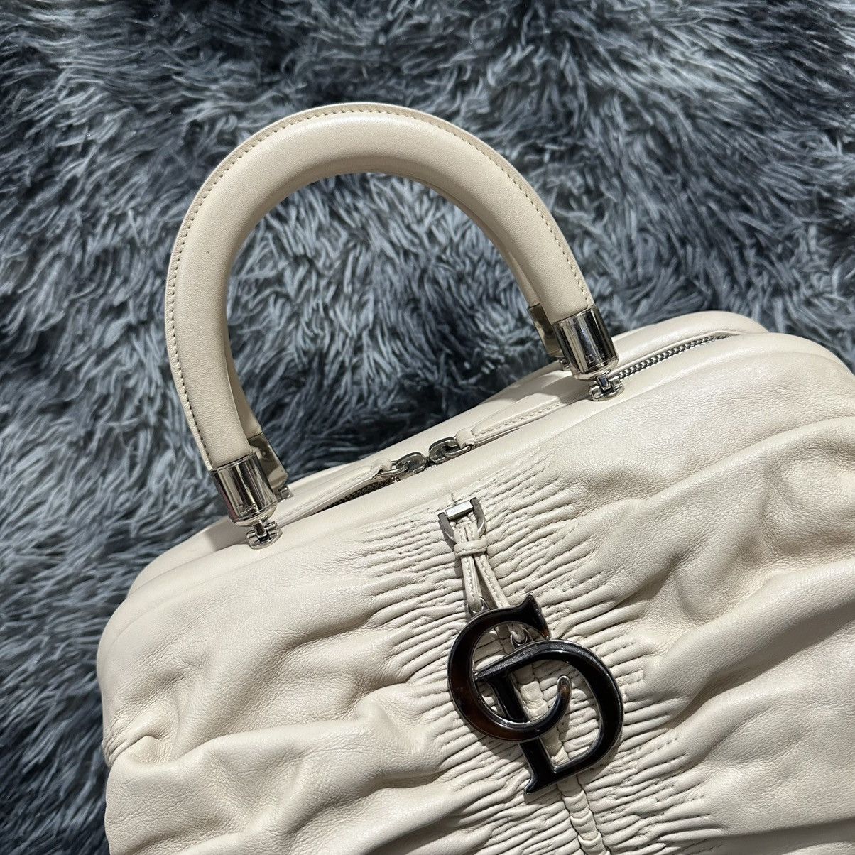 Dior Dior Light Beige Leather Karenina East West Karenina Satchel Size ONE SIZE - 20 Thumbnail