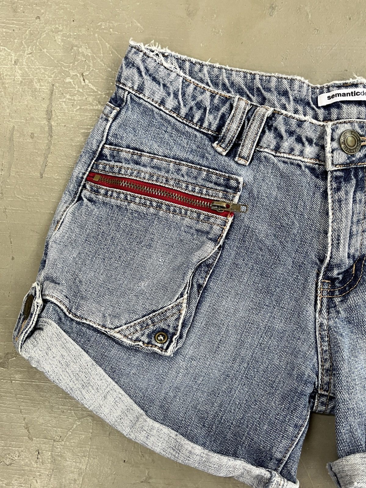 semanticdesign Vintage Semantic Design Tactical Pocket Short Pant Denim Size US 29 - 4 Thumbnail