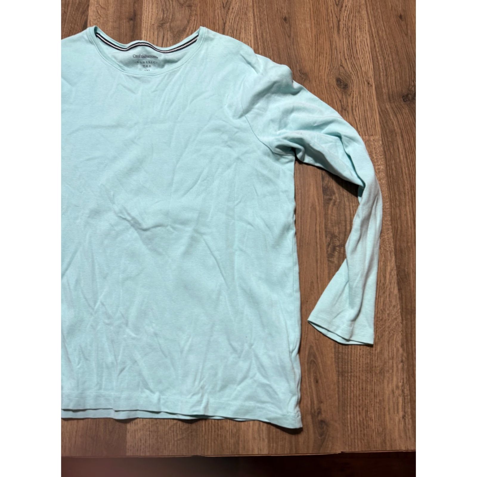 Croft & Barrow Croft & Barrow Shirt Women's XXL Green Long Sleeve Classic Tee Shirt Womens Size XXL / US 16-18 / IT 52-54 - 4 Thumbnail