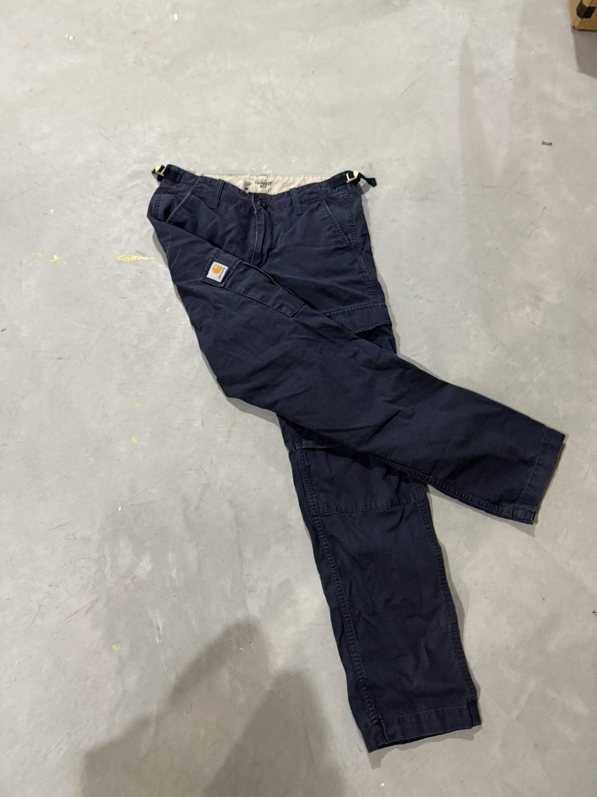 Carhartt Wip Navy Carharrt wip aviation cargo pants 28/30 Size US 28 / EU 44 - 5 Thumbnail