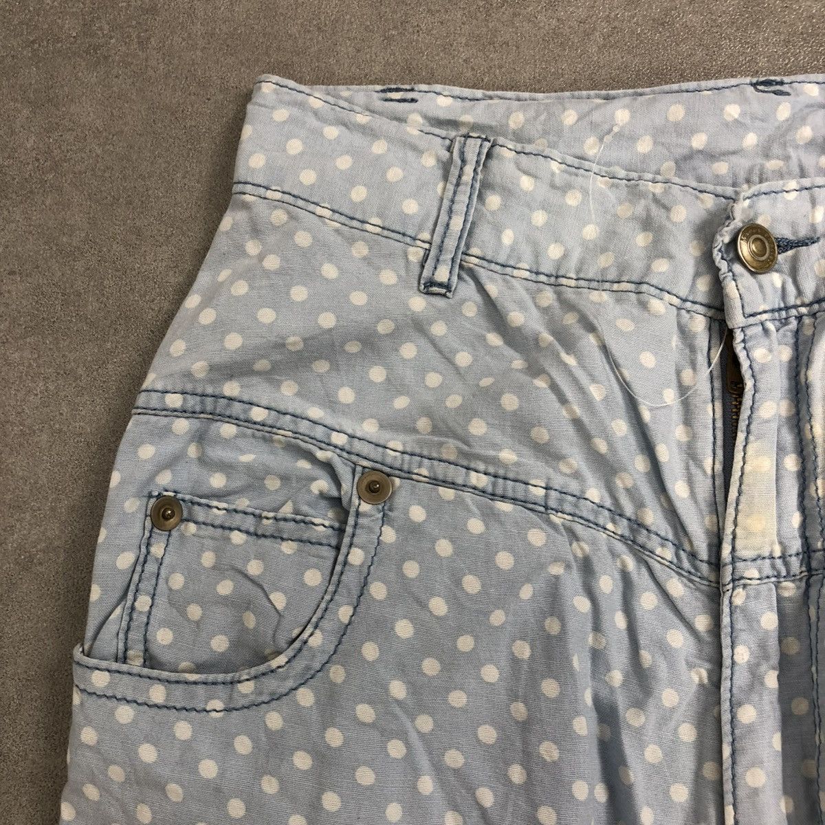 Issey Miyake × Japanese Brand × mercibeaucoup 🇯🇵2000s Issey Miyake Mercibeaucoup Drop Crotch Polkadot Pants Size US 27 - 13 Thumbnail