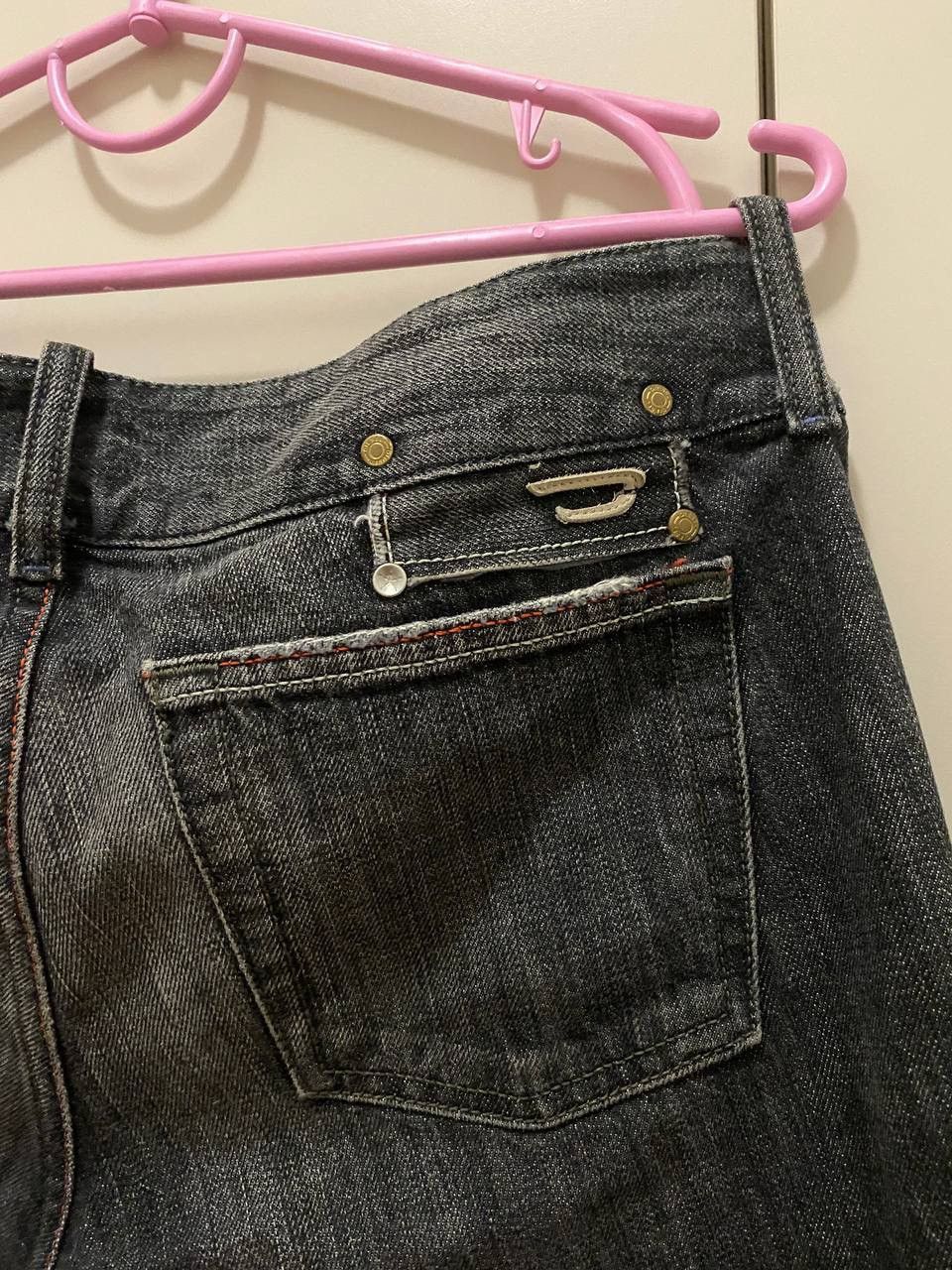 Diesel × Vintage Flare Jeans Diesel Distress Faded Boot Cut Y2k Mudmax Size US 30 / EU 46 - 13 Thumbnail