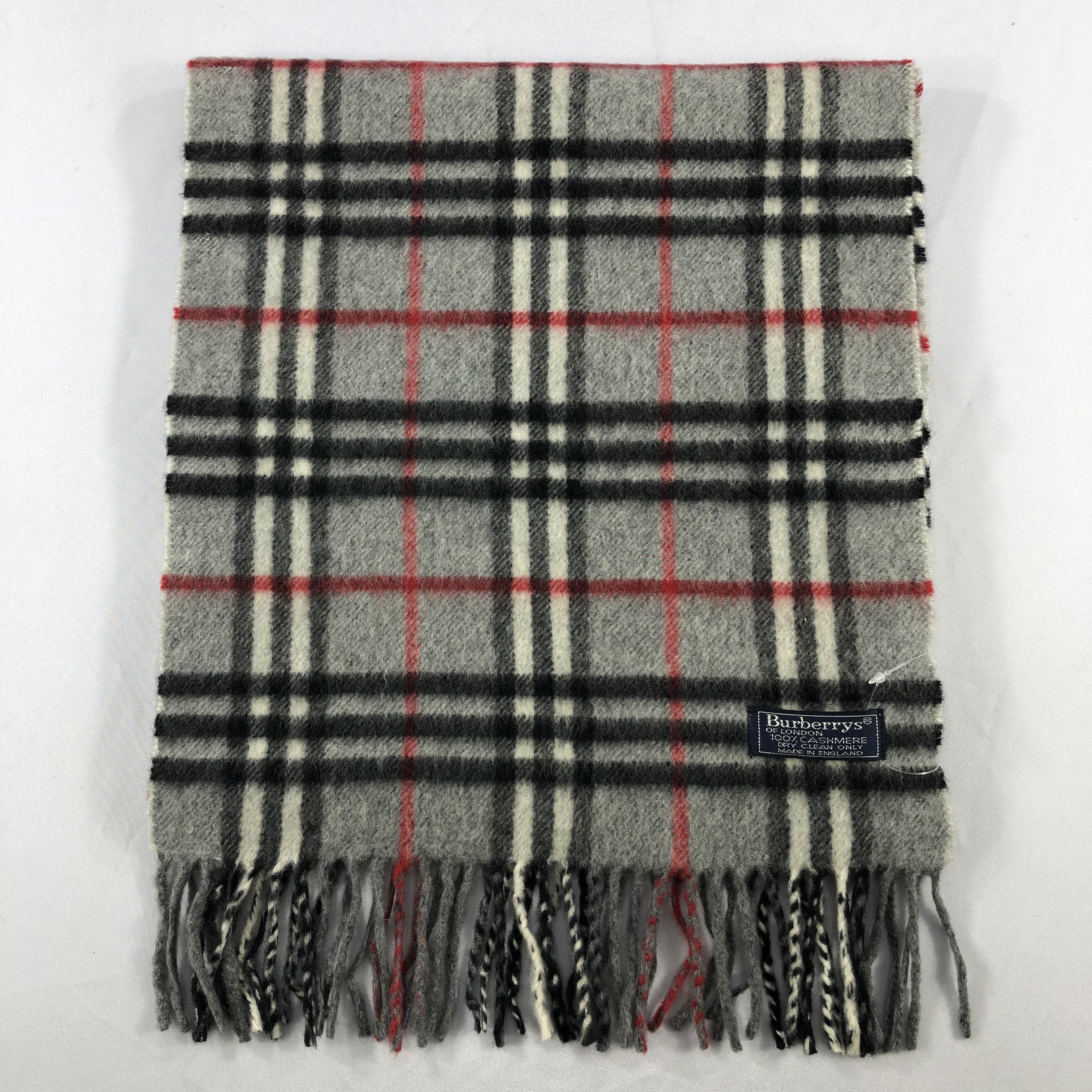 Burberry × Vintage Vintage Burberry Scarf - WW3346 Size ONE SIZE - 3 Thumbnail