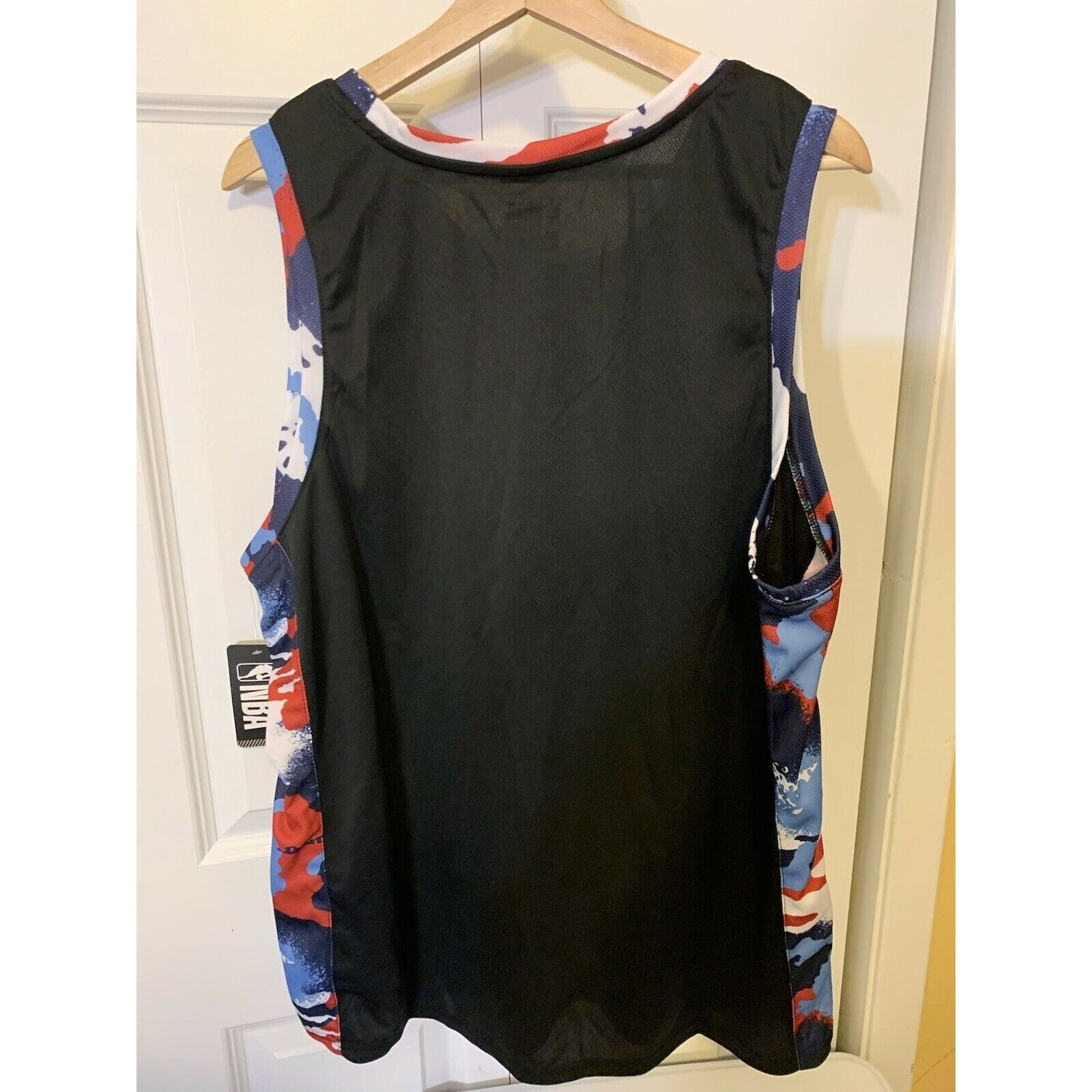 NBA New NBA Black Muscle T Shirt Men’s Sz XL NWT Rare Red White Size US XL / EU 56 / 4 - 6 Thumbnail