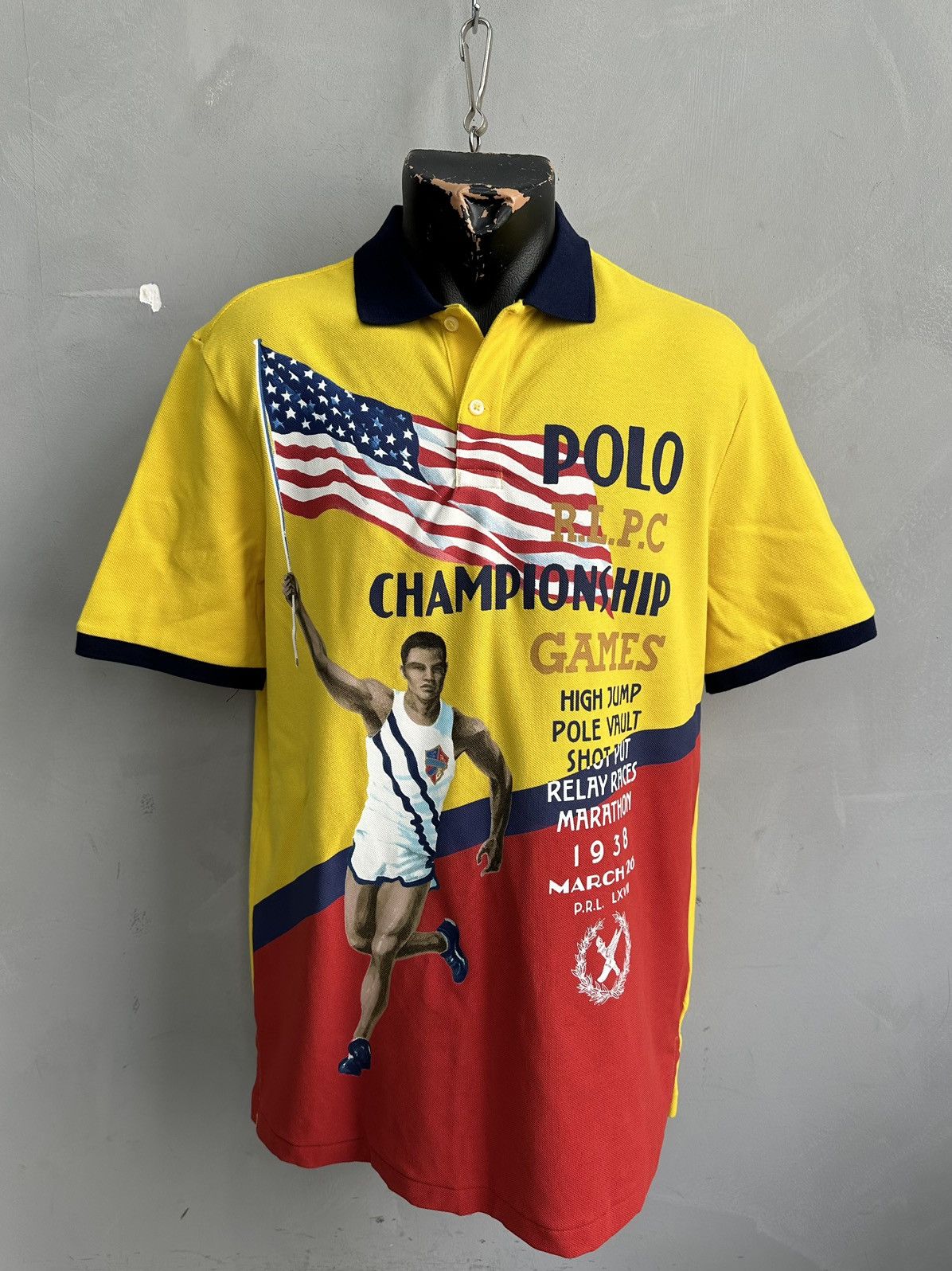 Polo Ralph Lauren Vintage Y2k Polo Ralph Lauren Polo T-shirt Avantgarde Faded Size US M / EU 48-50 / 2 - 1 Thumbnail