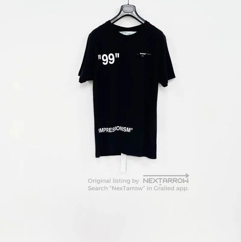 Off-White Off-White Men's Black Graphic Short Sleeve T-Shirt . Size US XS / EU 42 / 0 - 2 Thumbnail