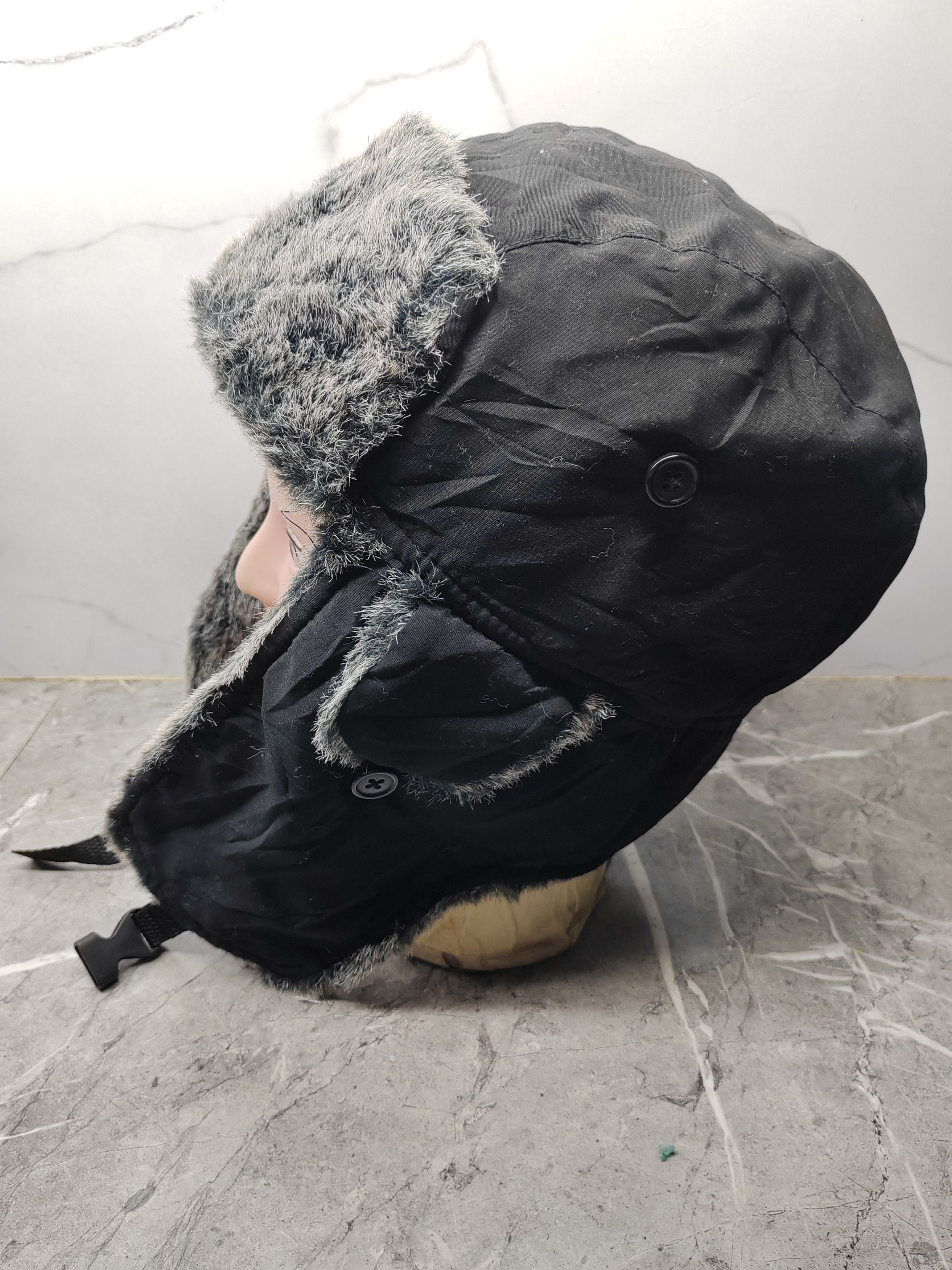 Japanese Brand Vintage Y2k Ushanka Fur Earflap Cap Hat Size ONE SIZE - 4 Thumbnail