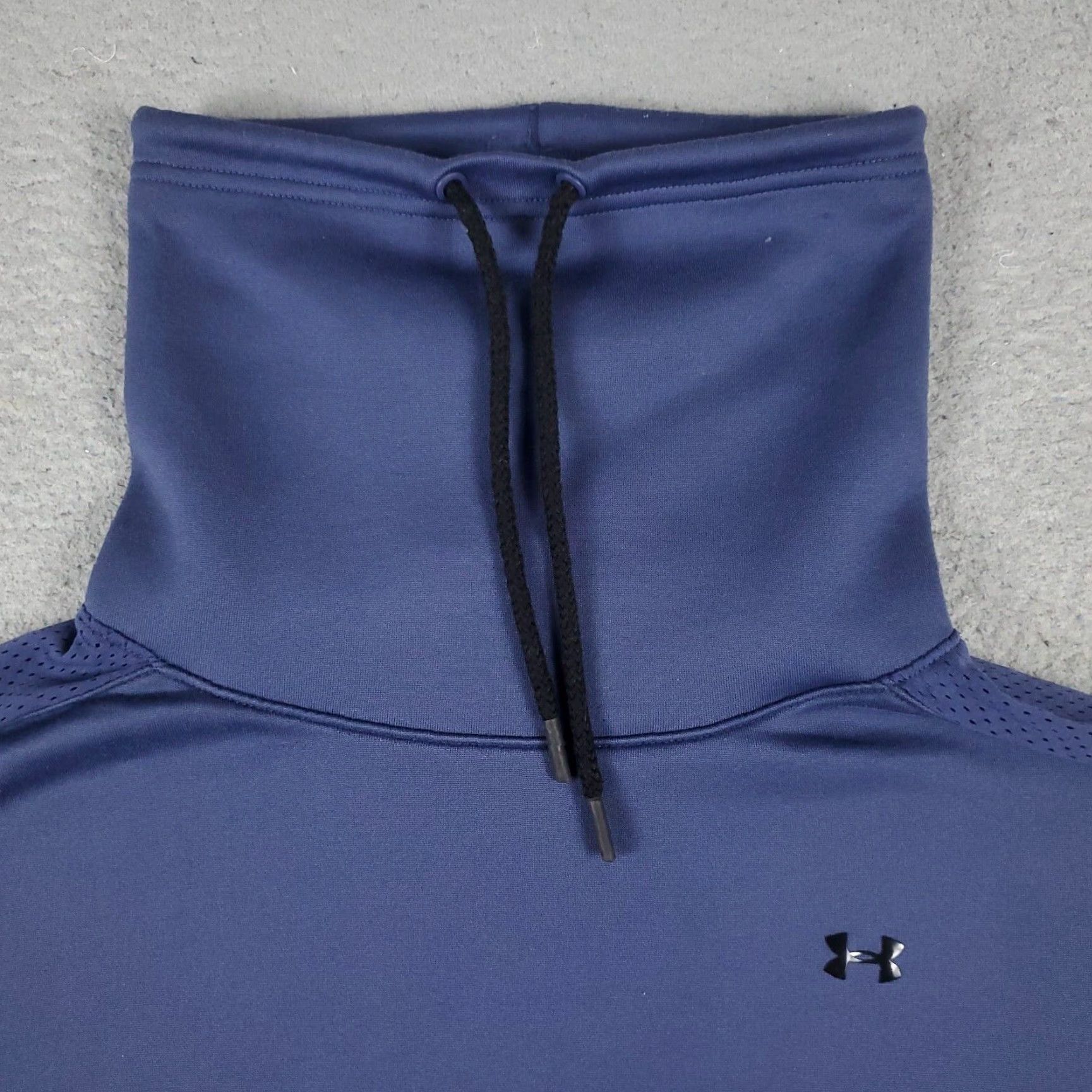 Under Armour Under Armour Sweatshirt Womens Small Blue High Neck Pullover Ladies Size S / US 4 / IT 40 - 3 Thumbnail