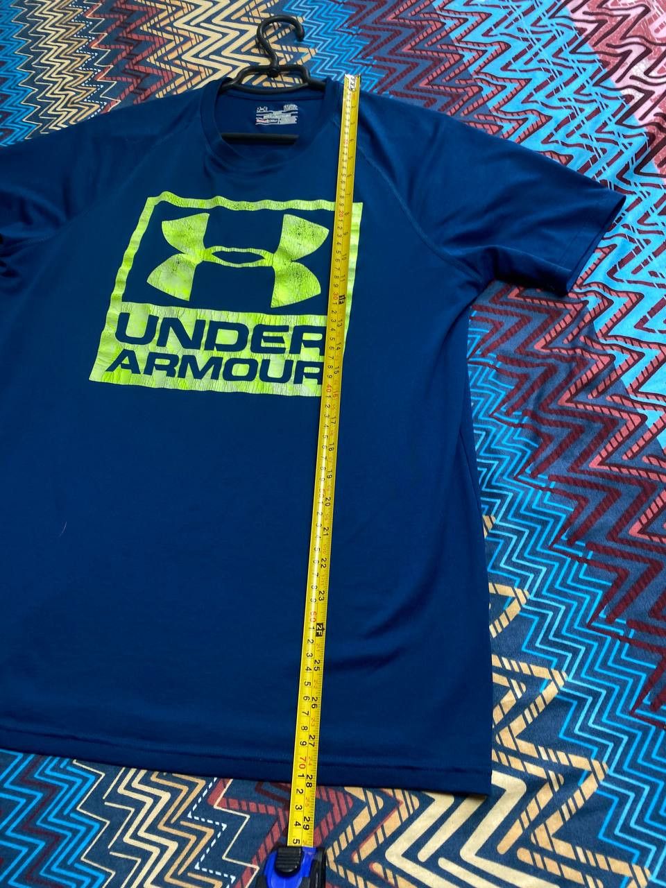 Under Armour Streetwear T-Shirt Under Armour big logo blue Y2K Vintage Size US S / EU 44-46 / 1 - 9 Thumbnail