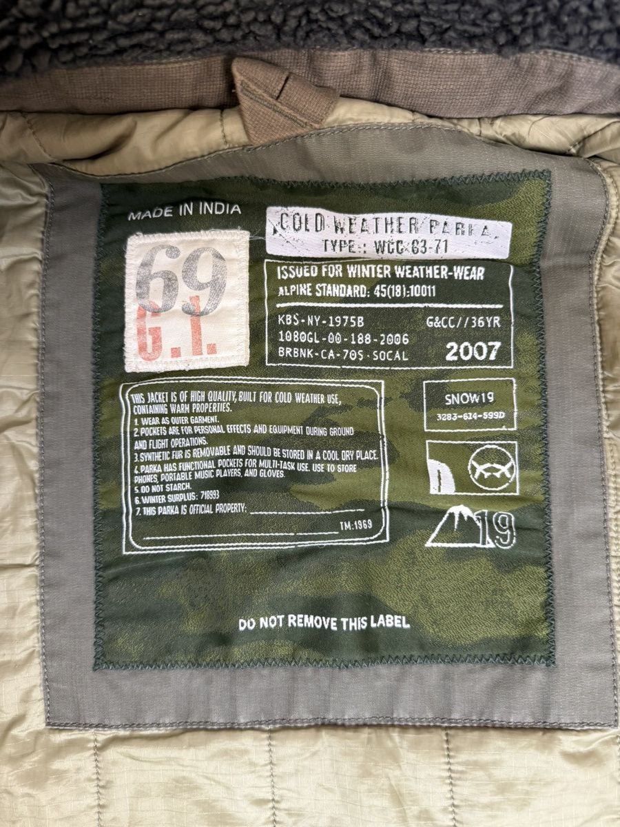 Gap Vintage Gap Cold Weather Military Parka Helmut Lang Green Size US L / EU 52-54 / 3 - 8 Thumbnail