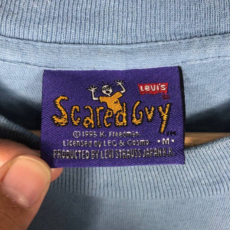 Levi's Vintage 90s Levi's Scared Guys Freedman man T-shirt Size US M / EU 48-50 / 2 - 10 Thumbnail