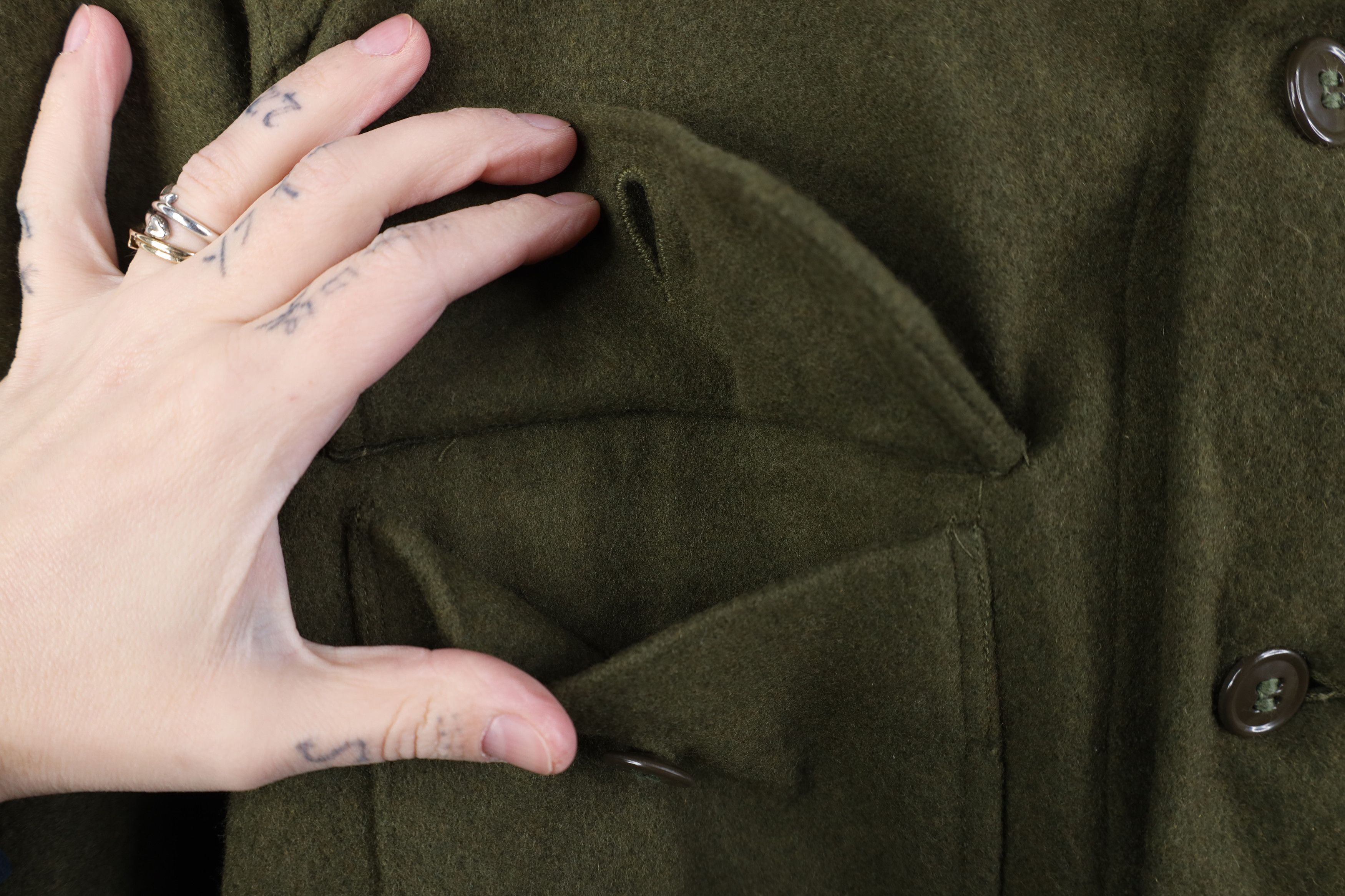 Vintage Vintage 50s Korean War USGI Shirt Jacket Olive Green USA Size US M / EU 48-50 / 2 - 5 Thumbnail