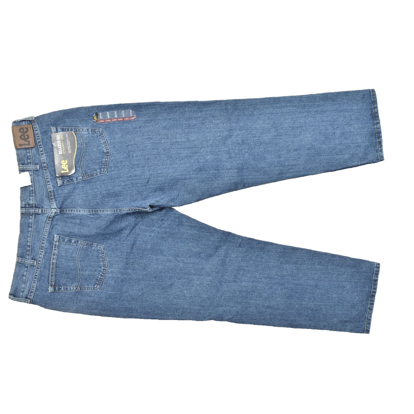 Lee Lee Jeans Straight Leg Jeans Mens 42x32 Relaxed Fit 5-Pocket Blue Denim New With Tags Pants Size US 42 / EU 58 - 2 Thumbnail