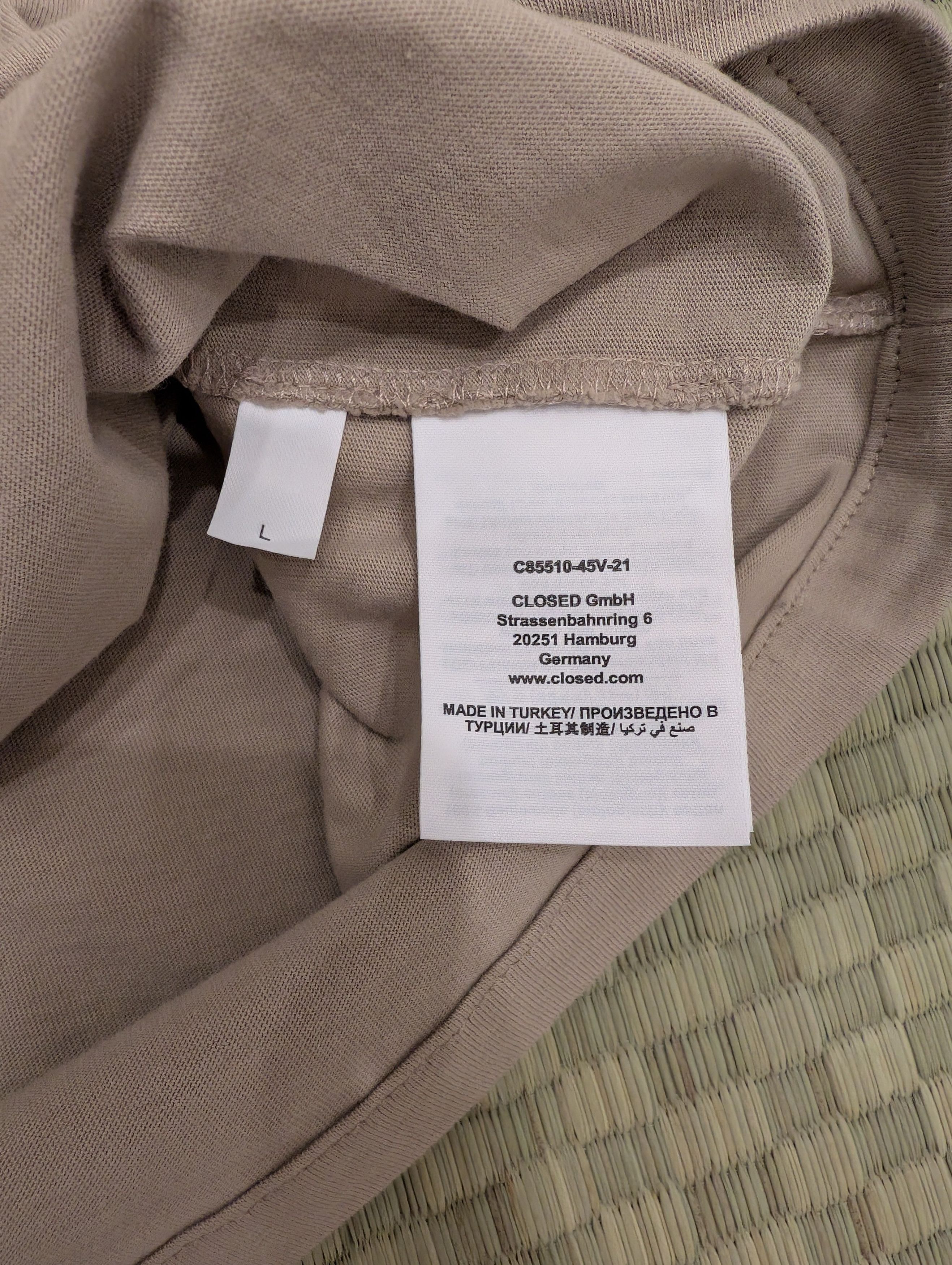 CLOSED Closed German Tradition Pocket T-shirt Made in Turkey Size US L / EU 52-54 / 3 - 4 Thumbnail