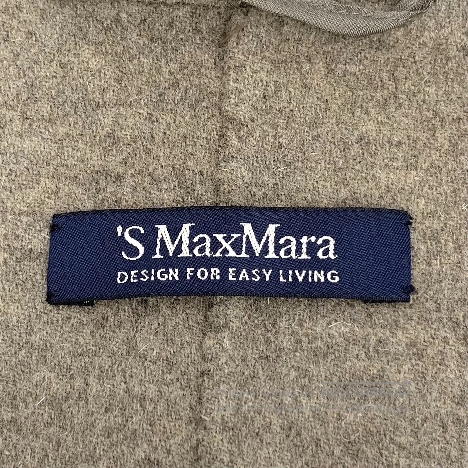 Max Mara Max Mara Beige Cashmere Collar Long Sleeve Trench Coat| Size XS / US 0-2 / IT 36-38 - 6 Thumbnail