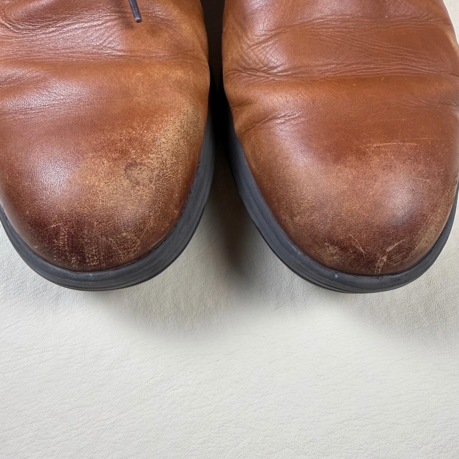 Rockport Rockport Mens Tan Leather Dress Oxford Shoes Size 11 M Size US 11 / EU 44 - 7 Thumbnail