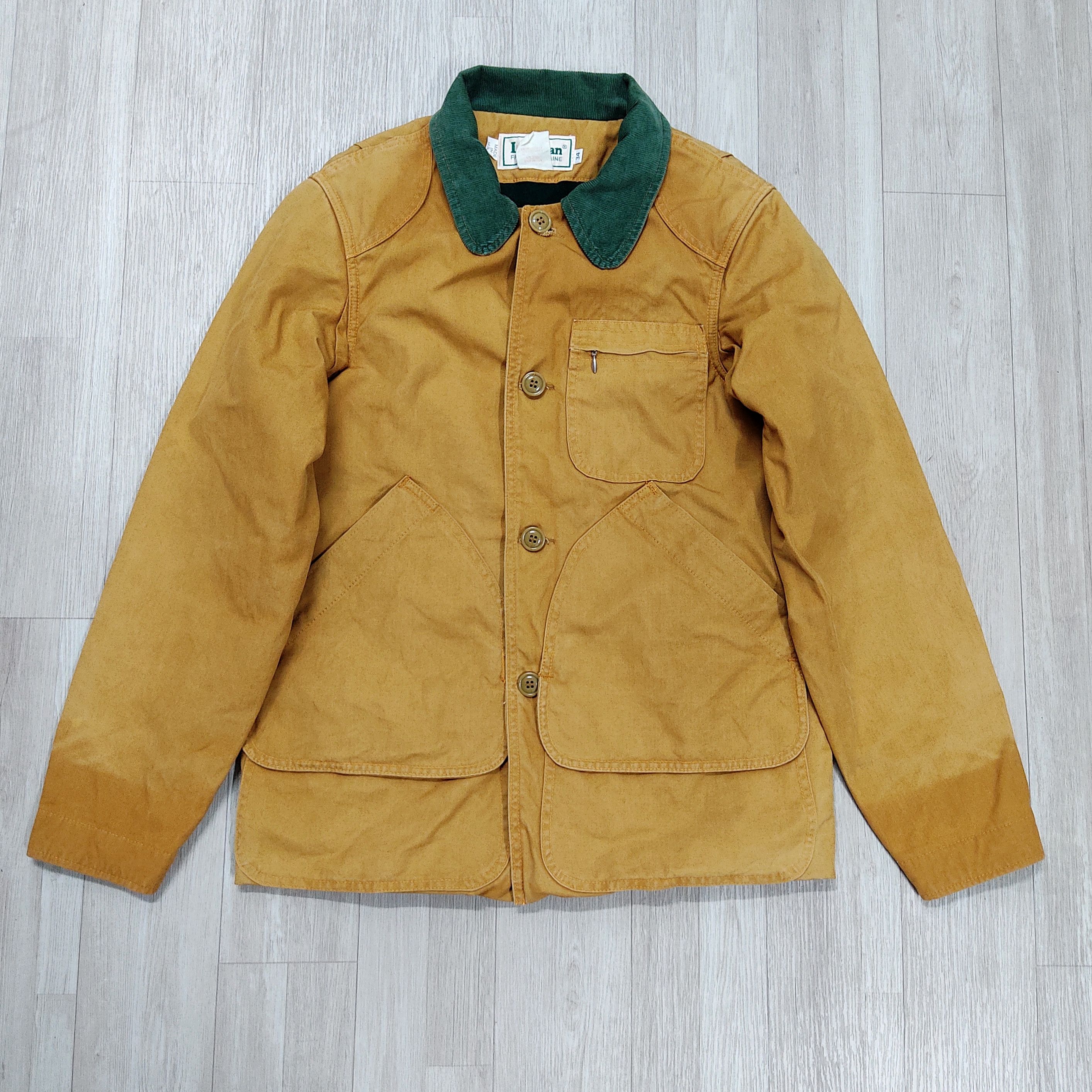L.L. Bean 80s LL BEAN Duck Canvas Hunting Work Jacket Size US S / EU 44-46 / 1 - 3 Thumbnail