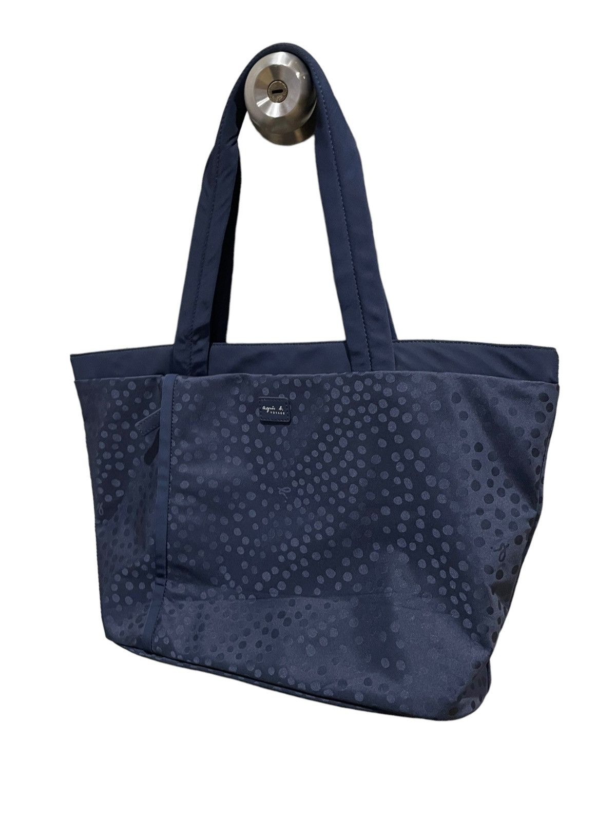 Designer × agnes b. Agnes B Polka Dots Shadow Nylon Shoulder Bags Size ONE SIZE - 2 Thumbnail
