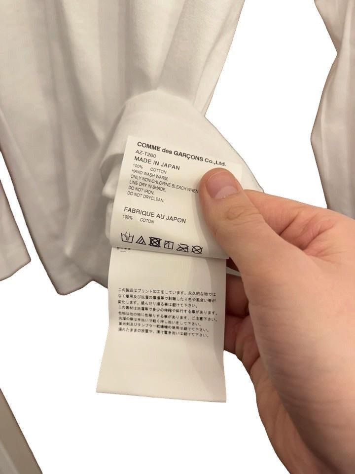 Comme des Garcons PLAY Comme des Garçons Play Multi-Heart Longsleeve White Size US M / EU 48-50 / 2 - 8 Thumbnail