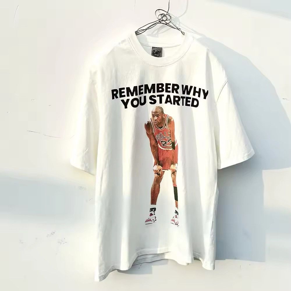 Japanese Brand × Vintage Vintage MJ Basketball Graphic Printed Cotton Tshirt Size US M / EU 48-50 / 2 - 1 Thumbnail
