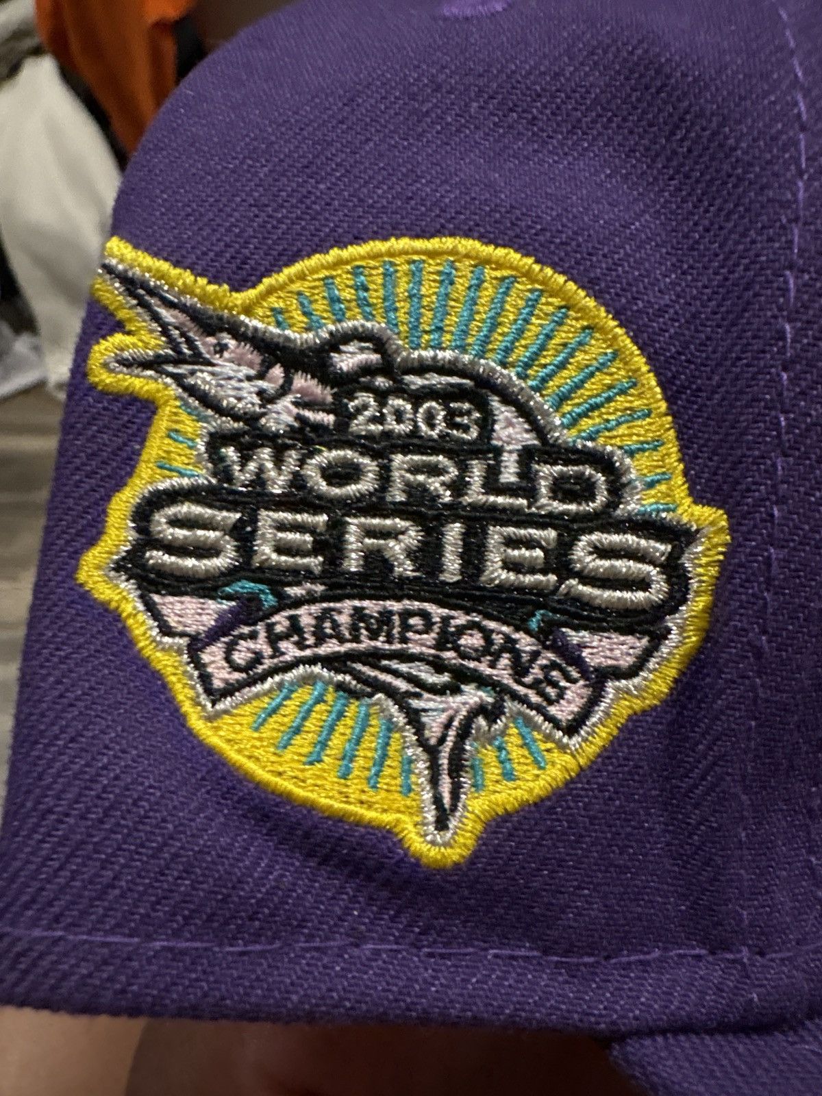 MLB × New Era New Era Florida Marlins 2003 World Series Champion Patch Size ONE SIZE - 2 Thumbnail