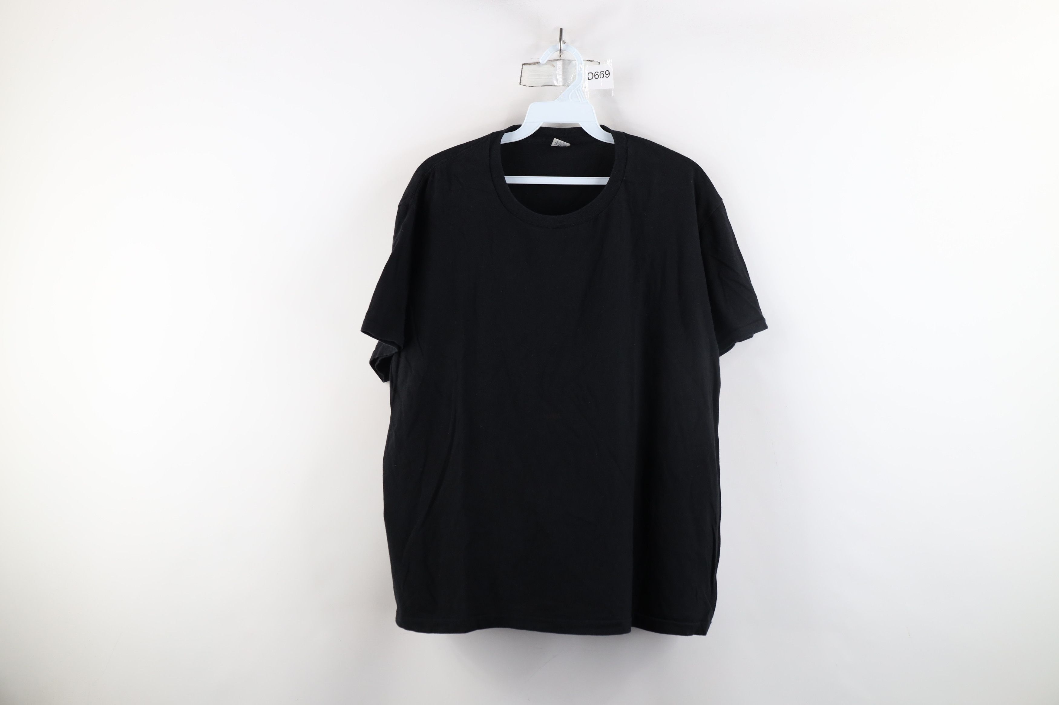 Vintage Vintage 90s Streetwear Fit Short Sleeve T-Shirt Black Cotton Size US XL / EU 56 / 4 - 1 Thumbnail