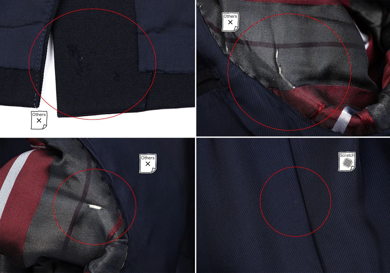 Jean Paul Gaultier Wool Peak Lapel Jacket in Navy, Size 48 Size US M / EU 48-50 / 2 - 14 Thumbnail