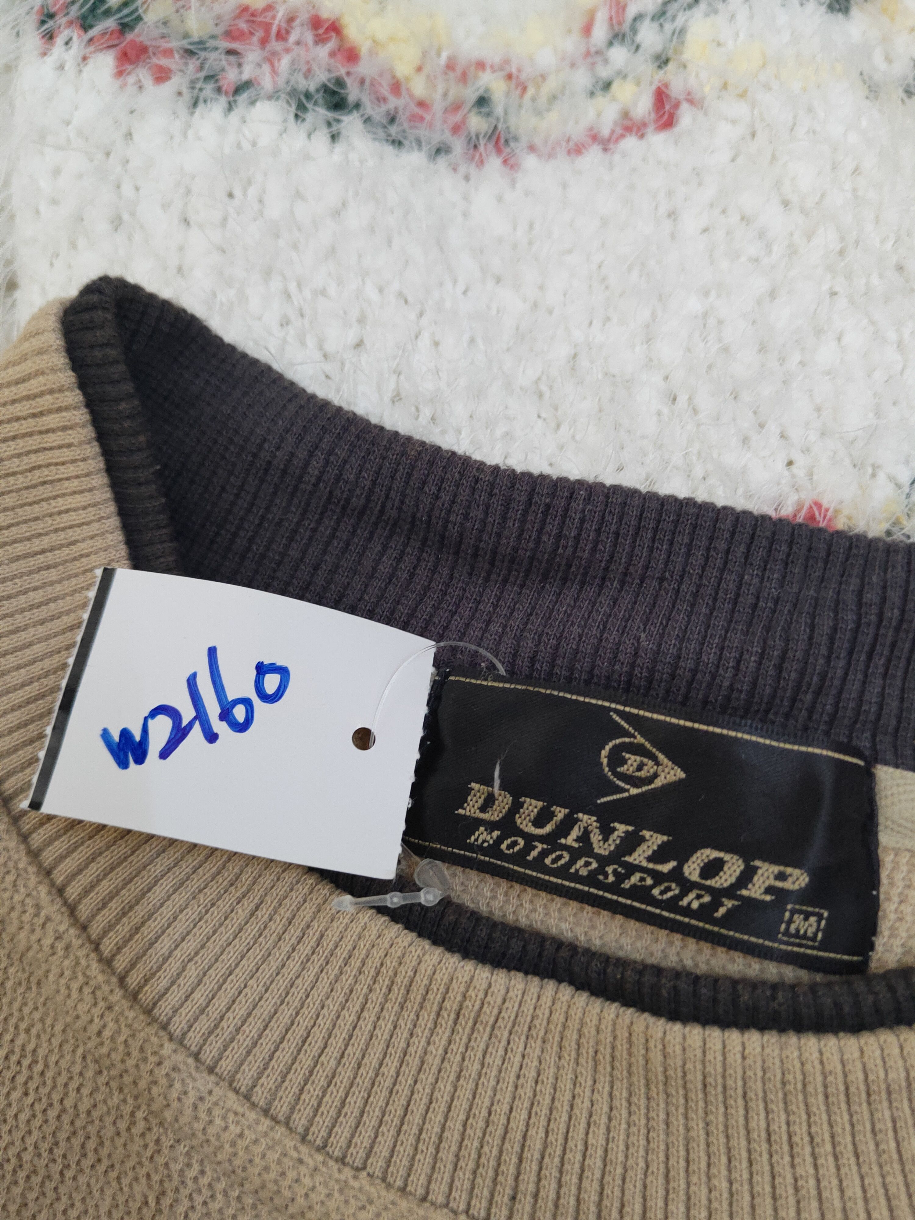 Dunlop Donlup Motorsport Brown Knitwear Sweatshirts #W2160 Size US M / EU 48-50 / 2 - 13 Thumbnail