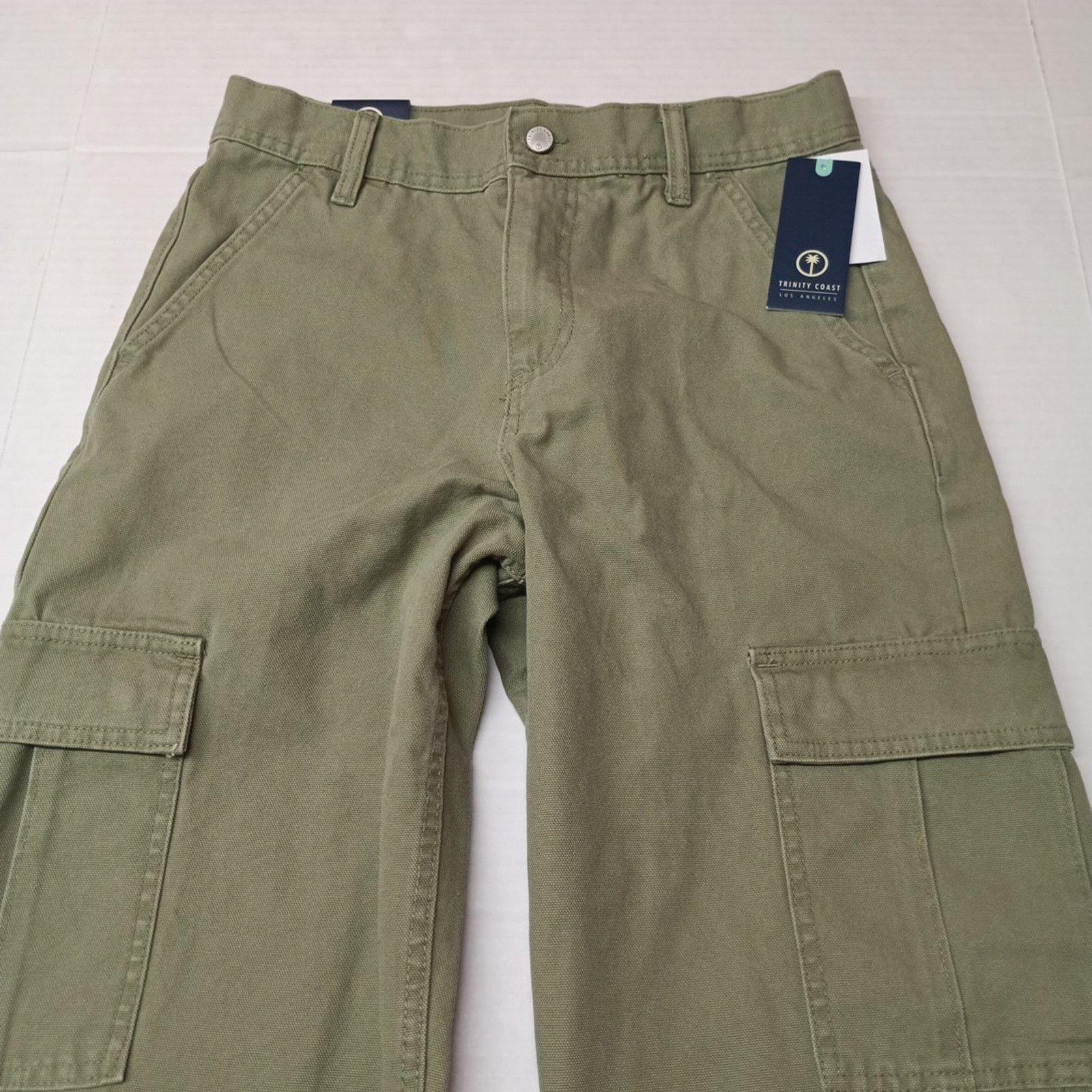 Other Trinity Coast Cargo Pants Men's 30x29 Green Canvas Cotton Size US 30 / EU 46 - 3 Thumbnail