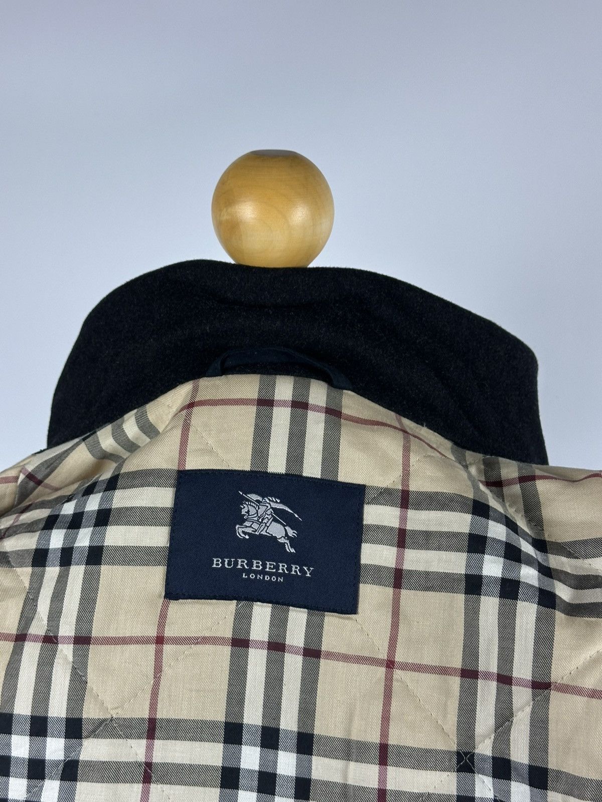 Burberry × Vintage Burberry London Vintage Trench Coat Men’s Cashmere Jacket Size US M / EU 48-50 / 2 - 12 Thumbnail