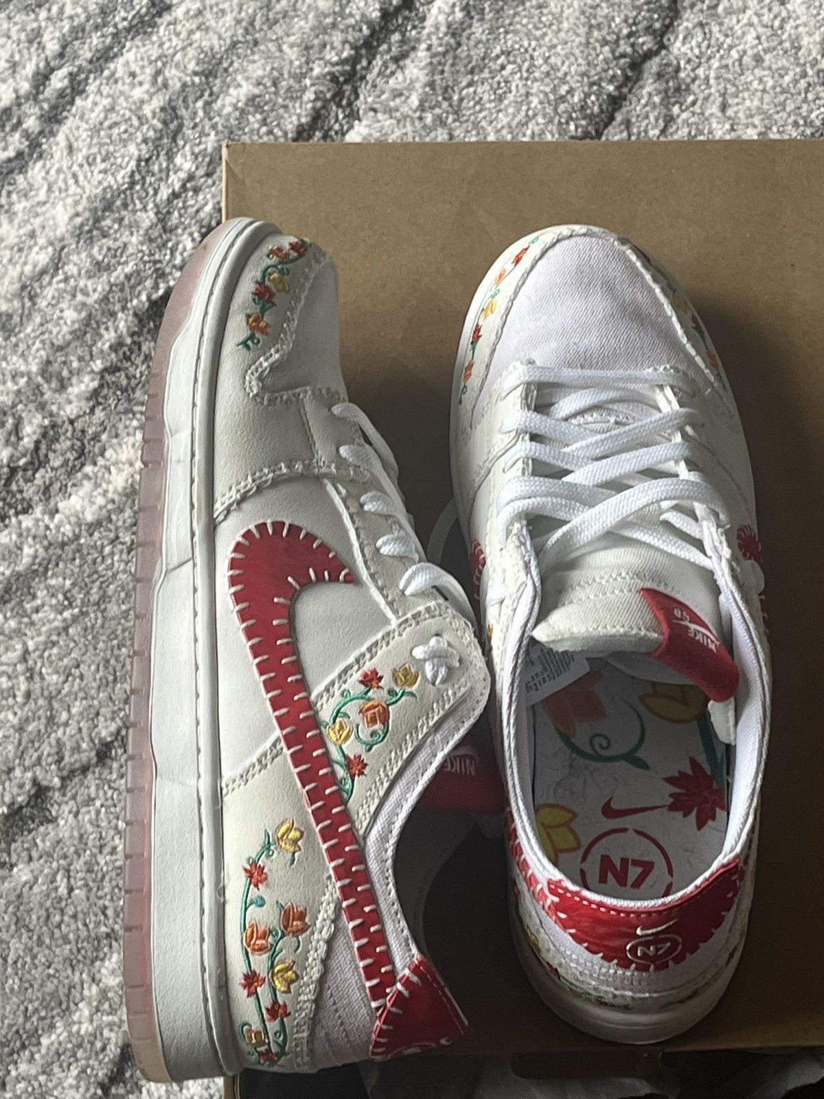Nike Dunk SB N7 floral🌺💐🌸
