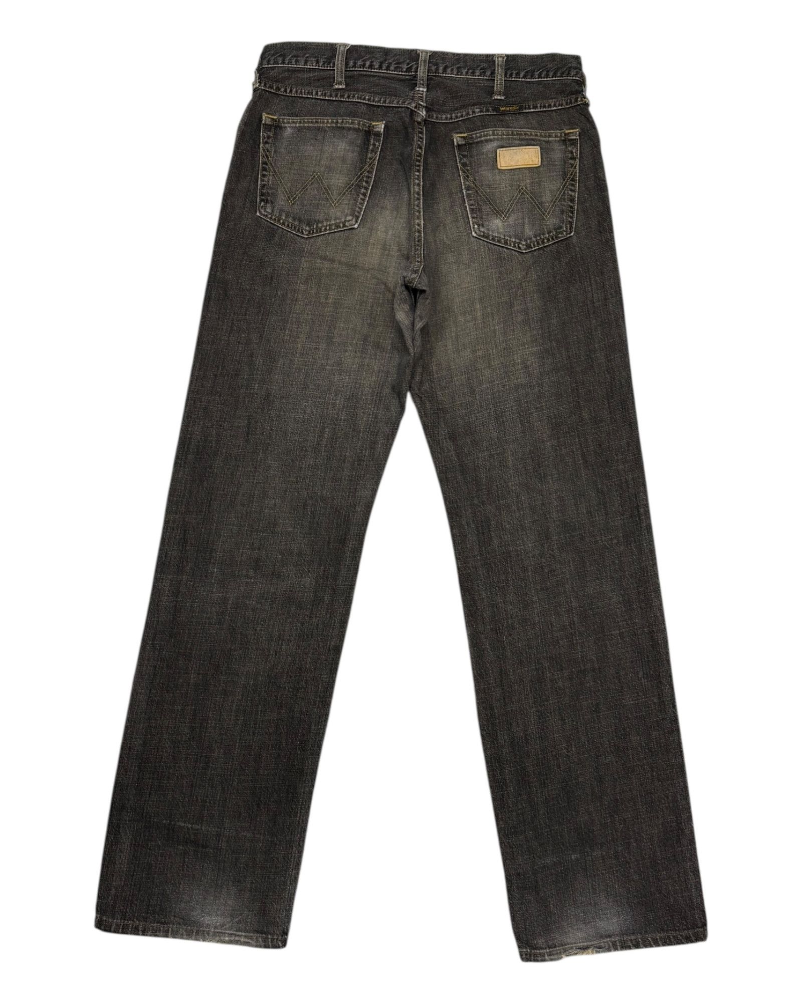 If Six Was Nine Vintage Wrangler Faded Black Loose Fit Jean Size US 32 / EU 48 - 8 Thumbnail